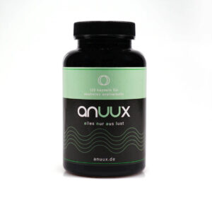anuux ist das erste in Deutschland hergestellte Nahrungsergänzungsmittel für sauberen Analverkehr.